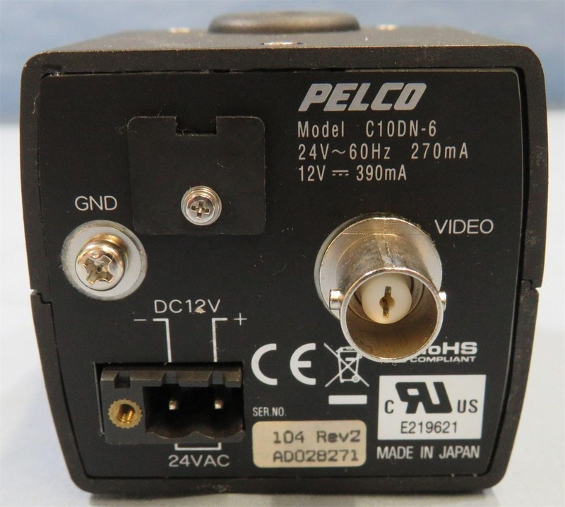 Pelco C10DN-6 Day/Night CCD Camera 3-8.5 mm Lens. Guaranteed! gallery