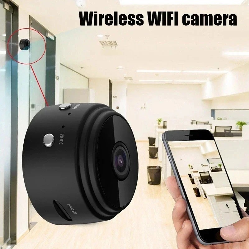 Mini WiFi Security Camera 720P HD Wireless Indoor Home Pet Baby Monitor gallery