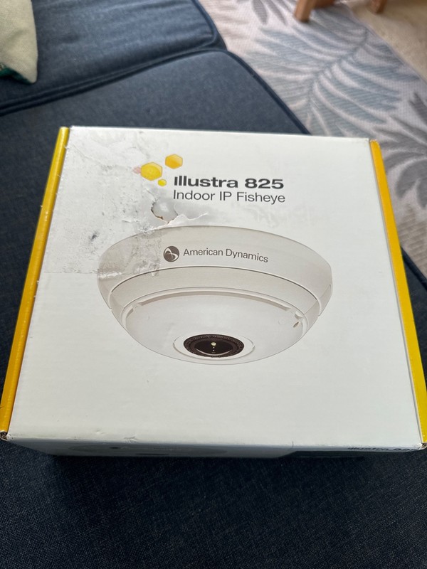 illustra 825 American Dynamics Fish Eye Sealed IP Camera indoor 360