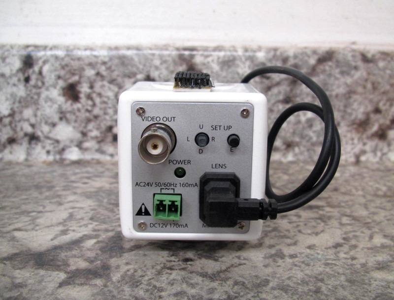Ikegami ISD-A15S Compact Cube Color Camera w/ 5-50mm F1.6 1/3 CS CCTV Lens Used gallery