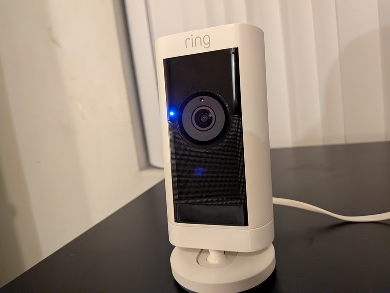 Ring – Stick Up Cam PRO Plug In Indoor/Outdoor Security Camera with Original Box