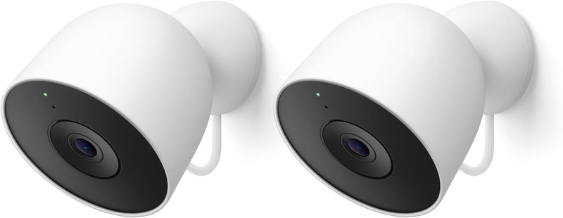 Google Nest Cam Outdoor (Wired, 2Nd Gen) – 2 Pack – Security Camera with 2K Vide