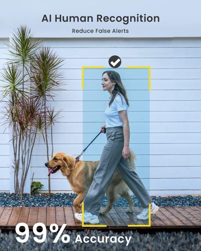 ieGeek Wireless Outdoor Security Camera 2-Pack 2K with AI Detection & Spotlight gallery