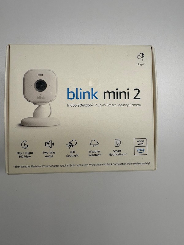 Blink Mini 2 Smart Security Camera Plug-In HD Night Vision Alexa NEW gallery
