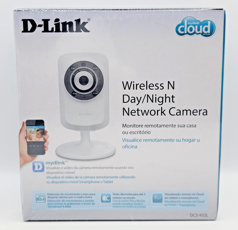 D-Link Wireless N Day Night Network Camera DCS-932L WiFi IR Home Security New