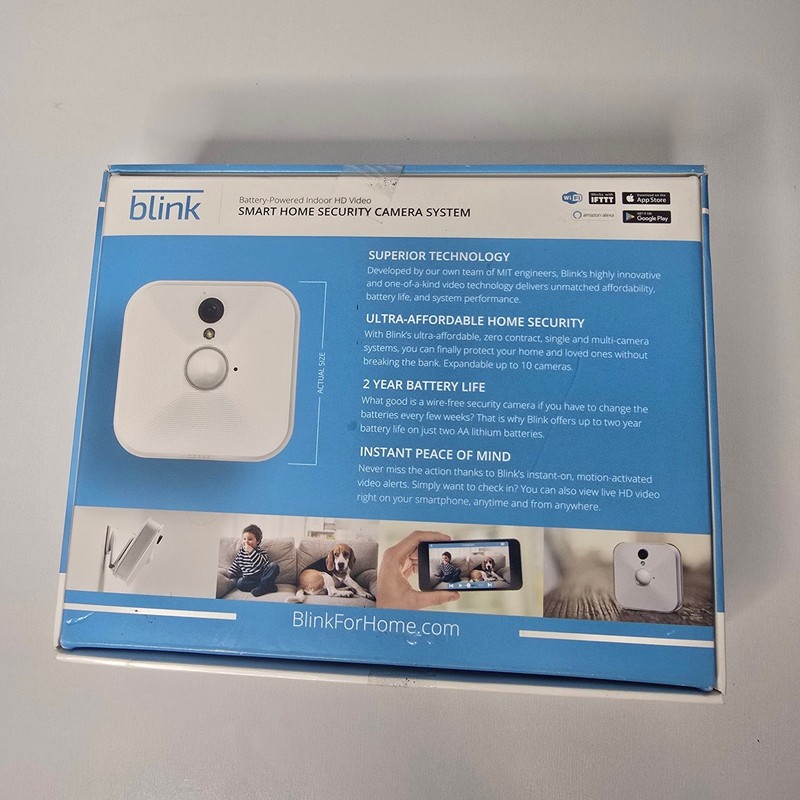 Blink Indoor 2 Camera System Smart Home Security HD Video Wire-Free BSM00201U gallery