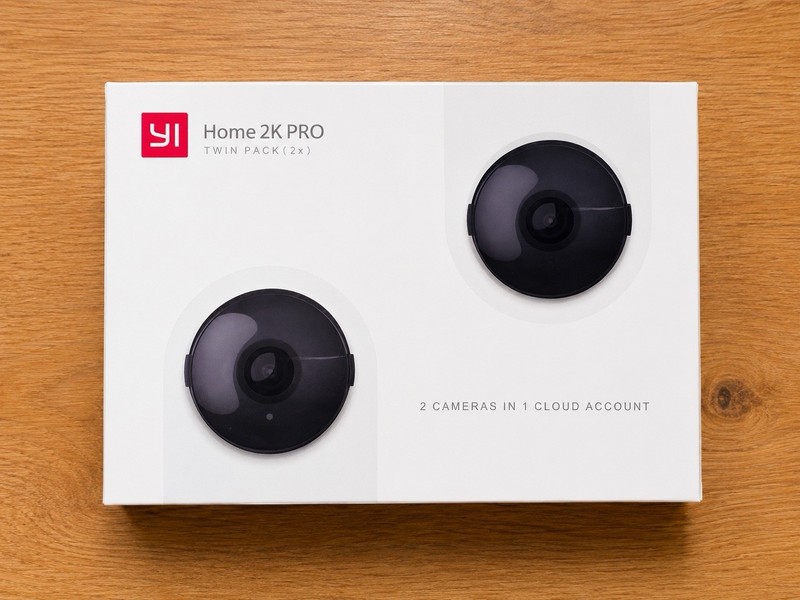 YI Pro 2pack Home Camera 2K Wireless Security Surveillance System Alexa & Google