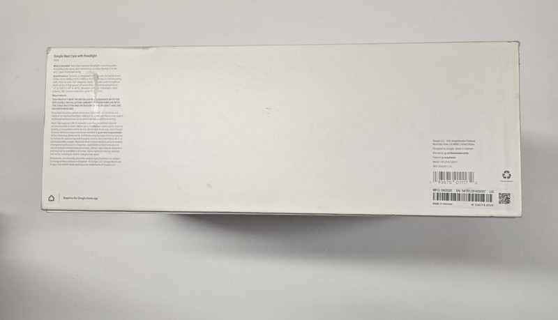 NEW Google 1080p Nest Cam w/ Floodlight Camera & Night Vision (GA02411-US)SEALED gallery