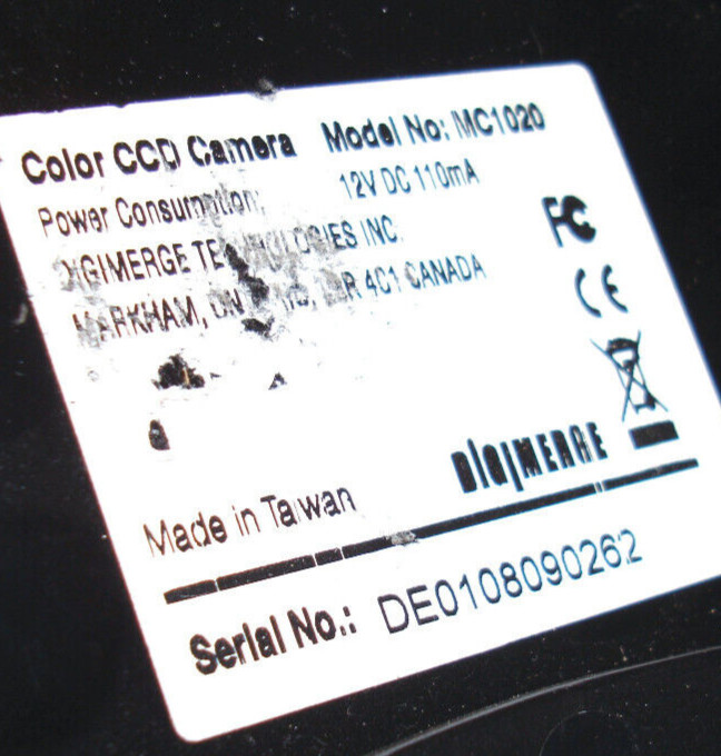 Lorex Color Concealed Security Mirror Camera Model CNC1020 IN BOX w/ 60ft. BNC gallery