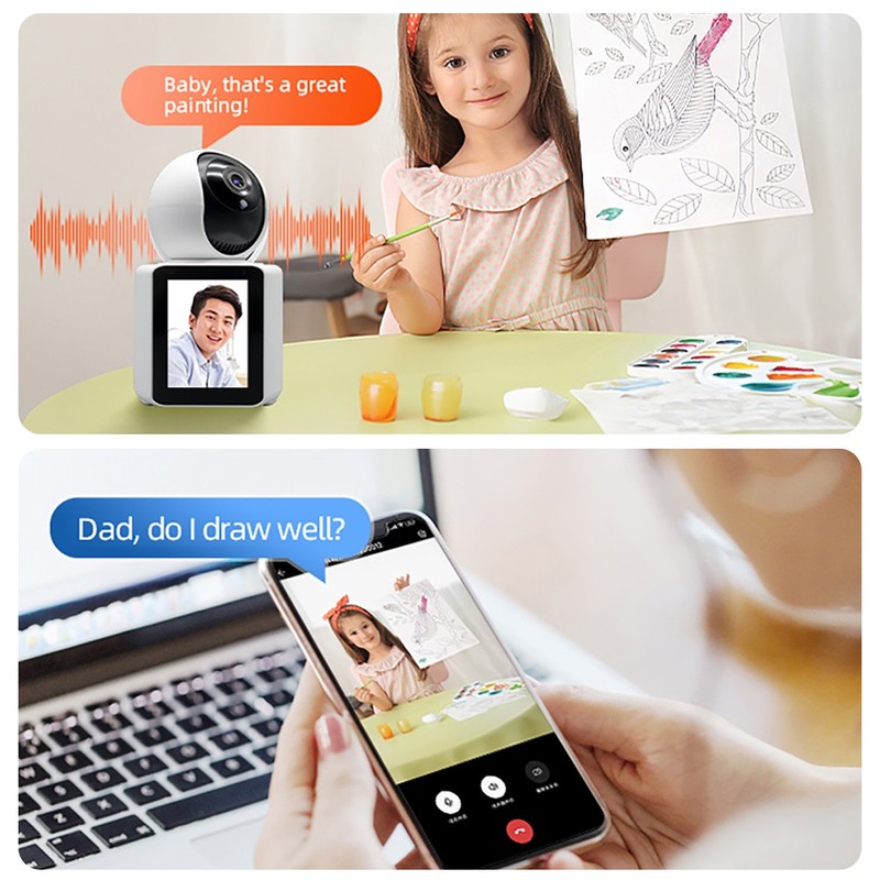 Wireless WiFi Camera Home Security 1080P DVR Night Vision Two-Way Video Baby Cam gallery