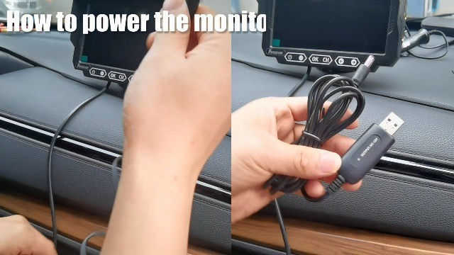 Magnetic Solar Wireless Backup Camera - 7" HD 1080P, Easy Install, Scratch-Proof gallery