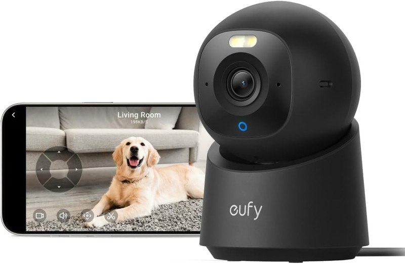Security 4K Indoor Camera E30,360° Pan Tilt,Ai Auto Tracking,Color Night Vision,