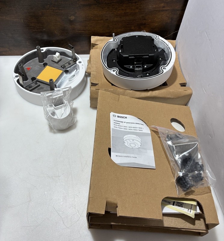 Bosch NDS-7004-F360E 12MP 360° Outdoor Dome Camera 1.6 mm Fixed Lens NEW OB gallery