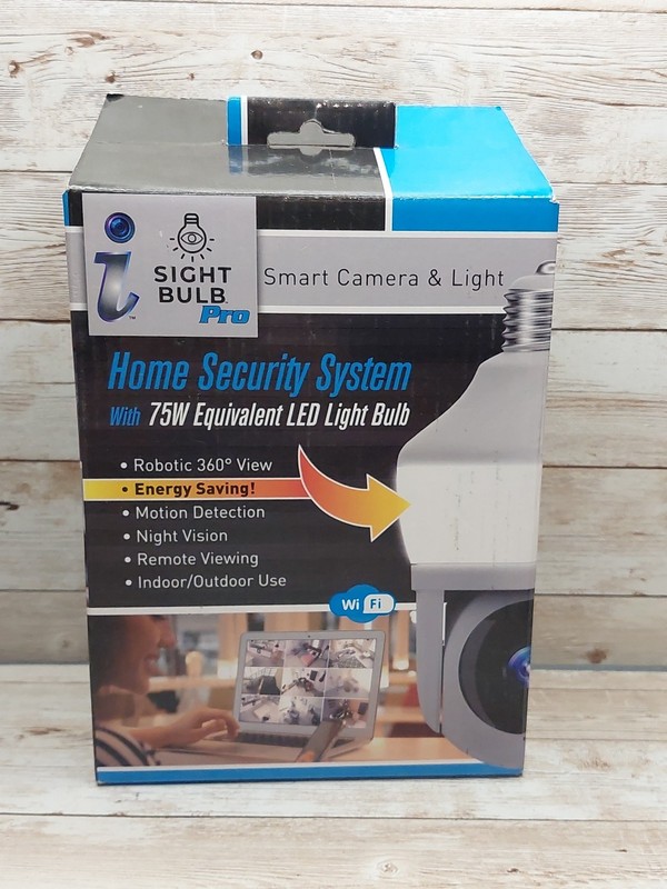 Sight Bulb WiFi Smart Camera & LED Light Pro 75W –