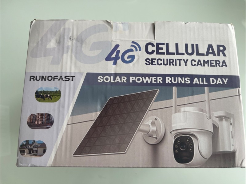 4G LTE Cellular Security Camera,No WiFi Outdoor Camera includes SIM Card,Pan