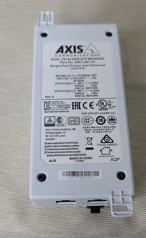 AXIS - T8154 - POWER OVER ETERNET - POE60S-1TB -Part # 5901-001-01 - NEW - 🔥 gallery