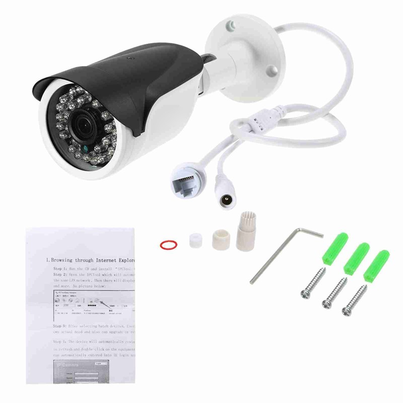 3mp POE IP Camera Waterproof Infrared Night Support P2P /iOS GRCS