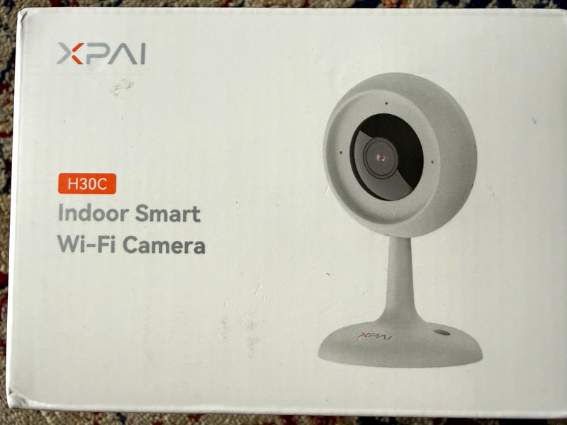 XPAI Smart Camera H30C 1080p Indoor Wi‑Fi IP Surveillance Camera White