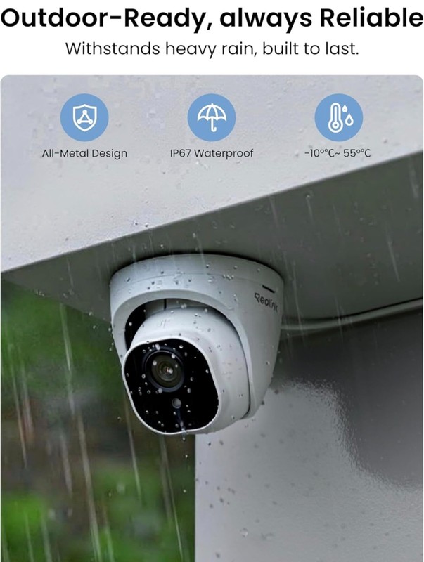 Reolink 4K PoE Security Camera System with Person Vehicle Pet Detection,8CH NVR gallery