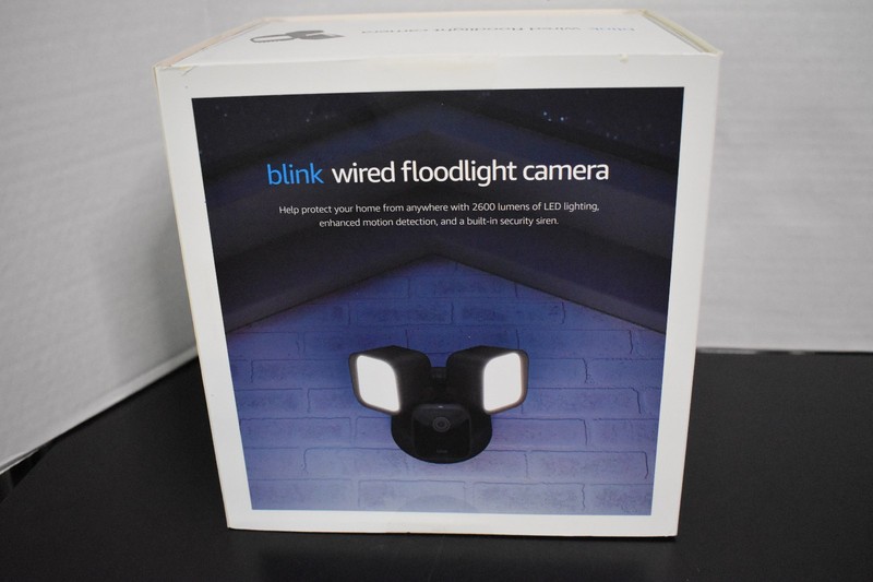 Blink Wired Floodlight Camera Smart security camera, 2600 lumens, HD live view gallery