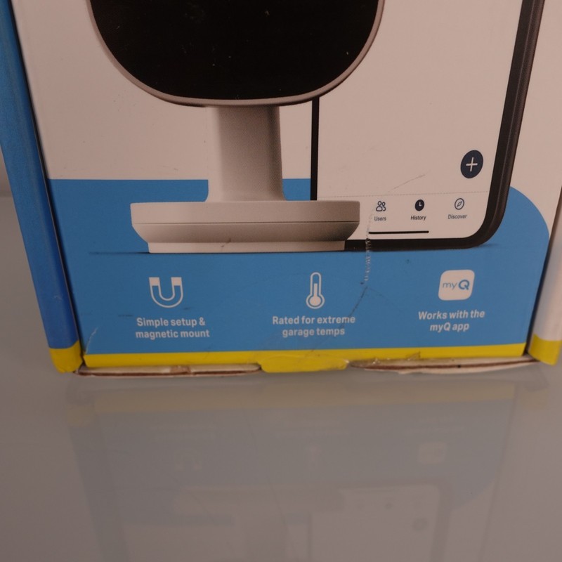 myQ Smart Garage Security Camera Full HD 1080p Indoor Wi-Fi White USB Powered gallery