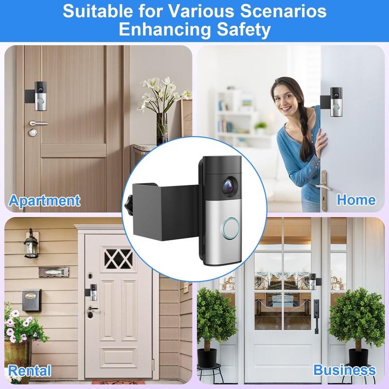 Anti-Theft Doorbell Mount Compatible with R-ing Battery Doorbell/Plus/Pro(202... gallery