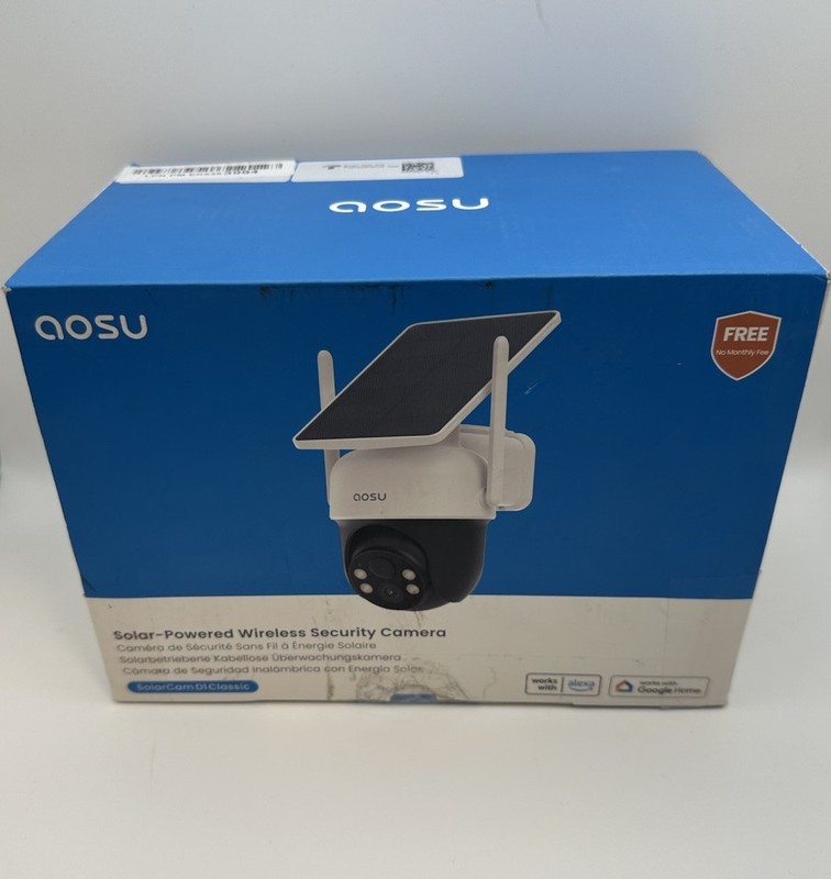 U70472 AOSU SolarCam D1 Classic Solar Wireless WiFi PTZ 2K Outdoor Cam A G2U gallery