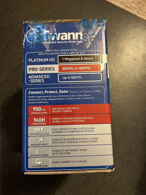 swann pro series 900 tvl high-res dome camera PRO-843 white 2 cameras NEW WHITE gallery