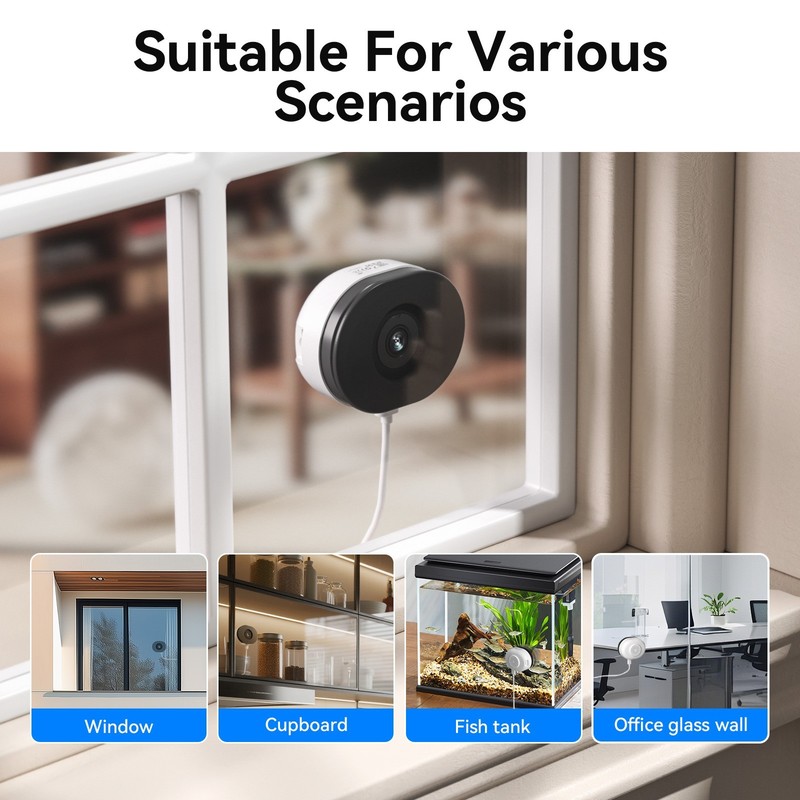 4MP 2.5K Window Camera Wireless Security Camera Color Night Vision 5G&2.4G WIFI gallery