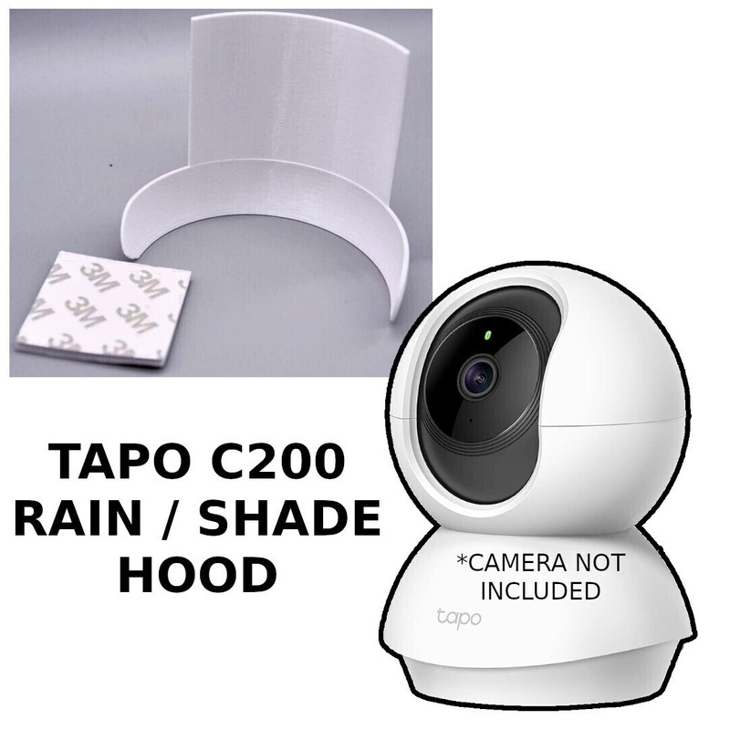 Rain Shade Cover Upgrade for TPLINK Tapo C200 Wifi Camera (TAPOC200)
