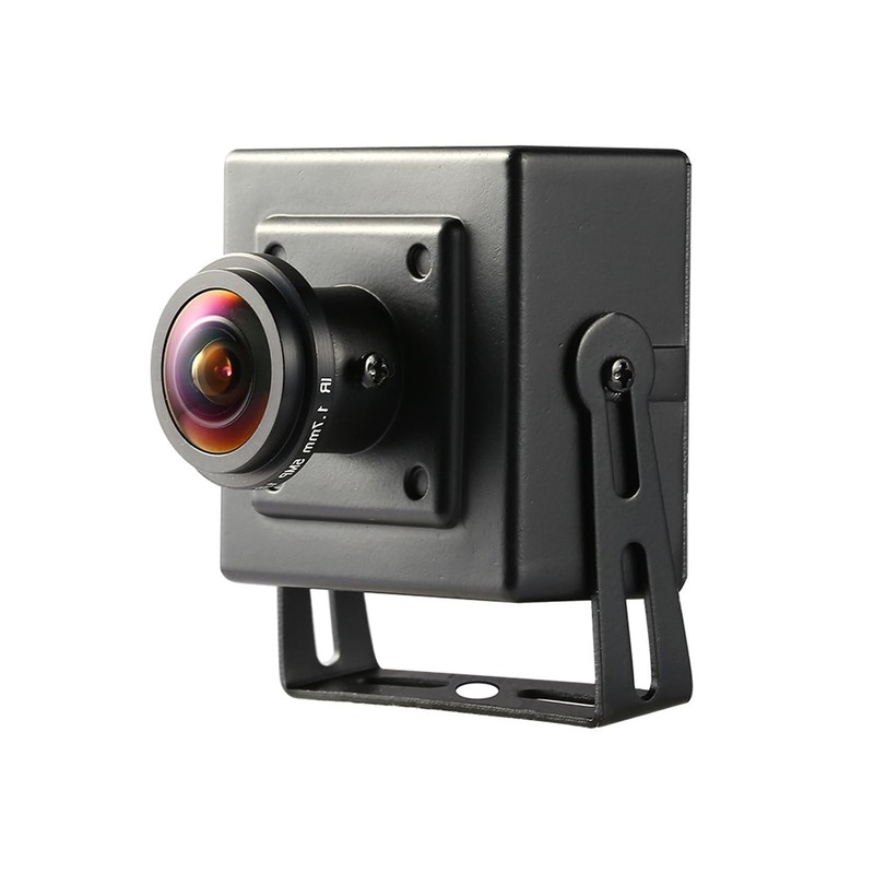 Ultra HD 8MP Mini POE IP ,4K Small Indoor Fisheye 1.7mm Lens 180° Viewing Ang...