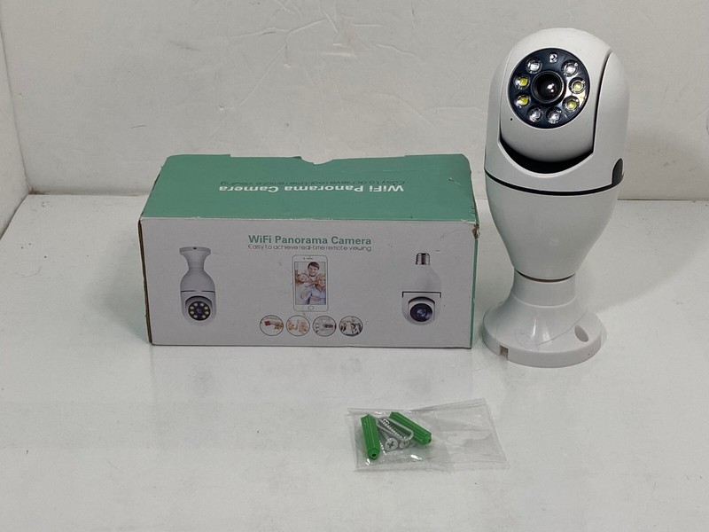 🐞 2pcs New PC HD 1080P 2.4Ghz Wifi E27 Bulb IP Camera Smart Home NEW - FL gallery