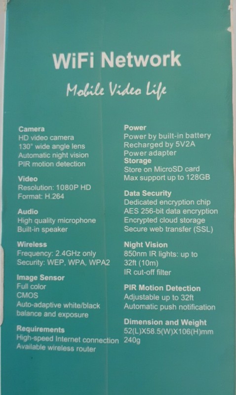 1080P HD Wireless Rechargeable Battery Powered WiFi Home Surveillance Camera gallery
