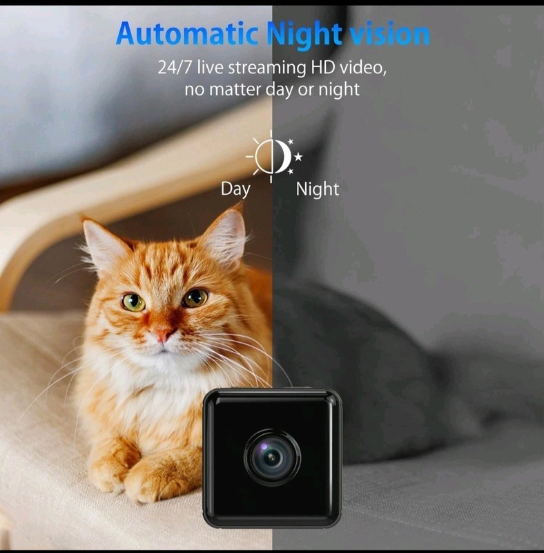 HD Wi-Fi Cube Camera, IP Network, Indoor, Color, USB Powered, Model HDwificamPro gallery