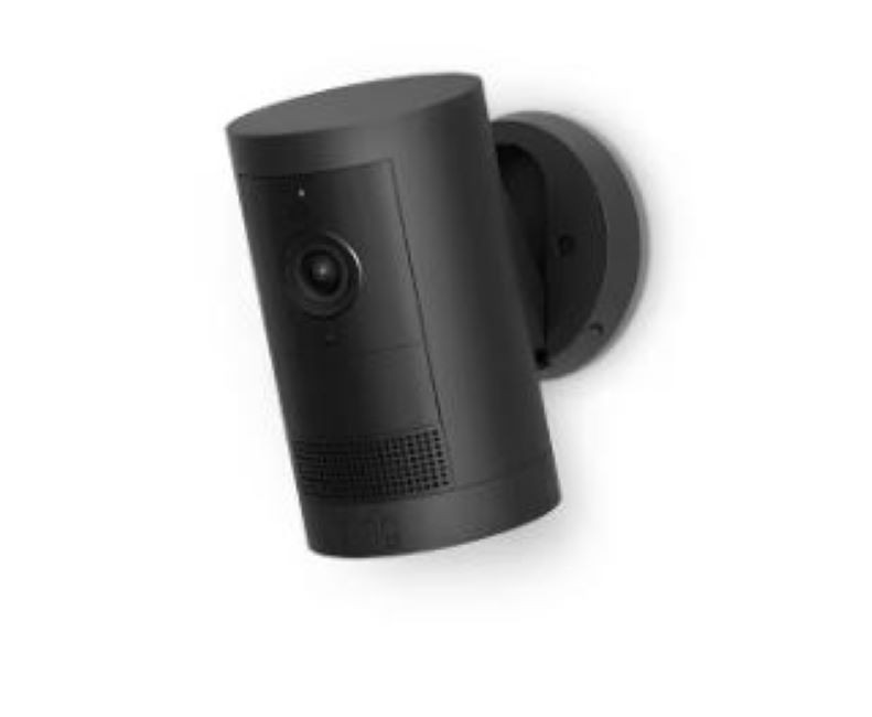 Ring Outdoor Cam Plus B0D23QNB6F Battery Security Camera 2K Video Black New