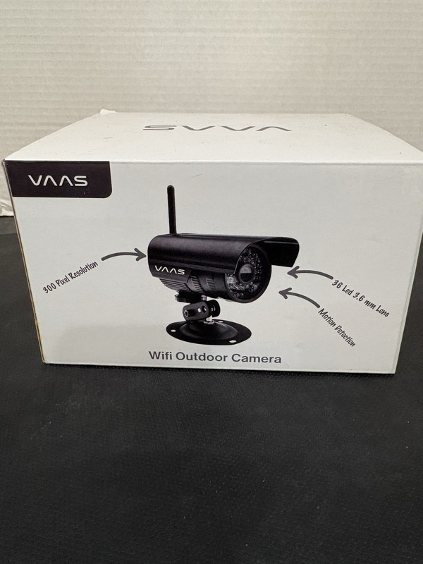 VAAS outdoor security camera wi-fi model V-20-85 new sealed
