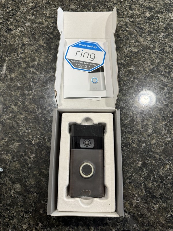 Ring Floodlight Cam Wired And Ring Doorbell + Chime Bundle gallery