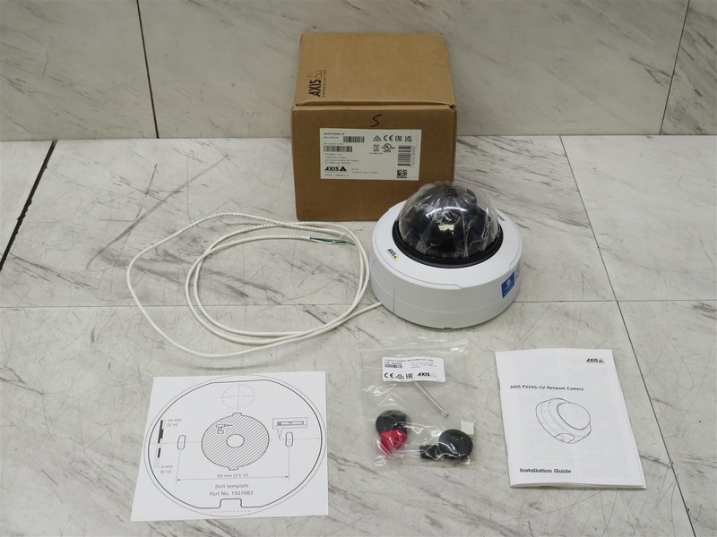 OPEN BOX -AXIS P3245-LV 1080p PoE IR Indoor Network Dome Camera 01592-001