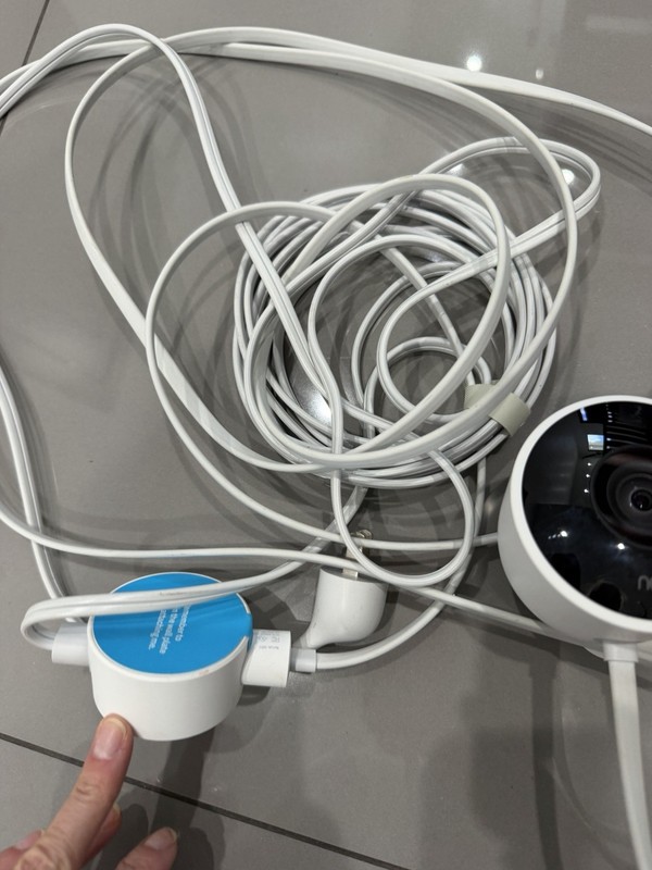 2 Google Nest Cam Outdoor 1st Gen NC2100ES Wired Camera Tested Working Great gallery
