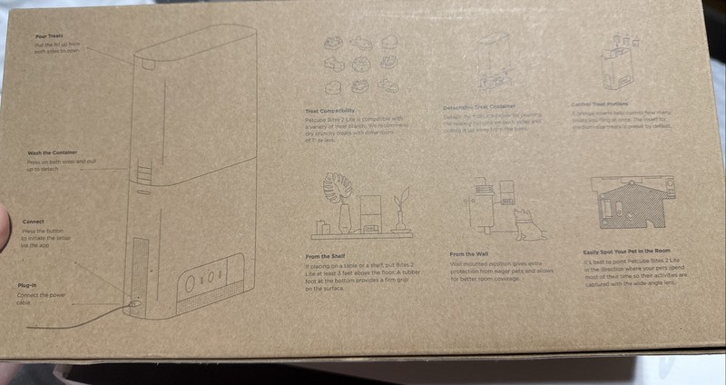 Petcube Bites 2 Lite Pet WiFi Monitoring Camera &Treat Dispenser 1080p HD gallery
