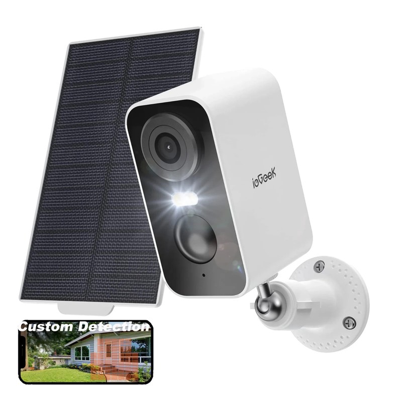 ieGeek Wireless Outdoor Battery Security Camera 2K 3MP Home WiFi CCTV System