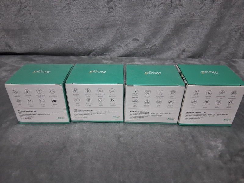 4 Lot Alaga Indoor Camera 2k Security Camera Human Detection Night Vision NEW! gallery