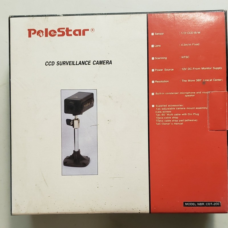 Polestar Observ CCD Camera 10" B/W Monitor includes 2 CCD Surveillance Cameras gallery