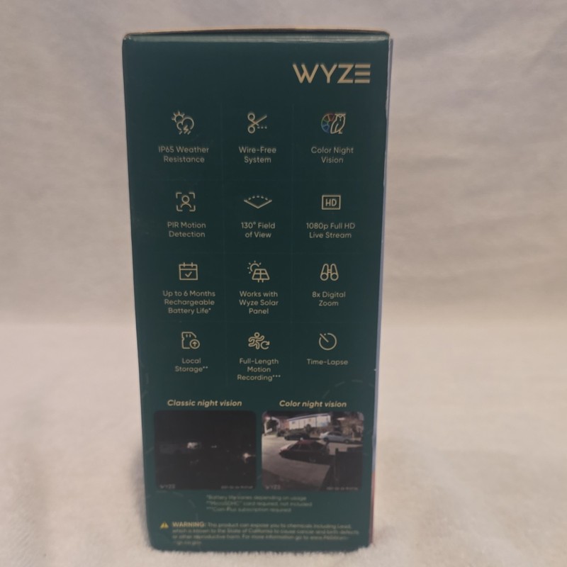 WYZE OUTDOOR CAM STARTER BUNDLE KIT 2 CAMERAS IN BOX gallery