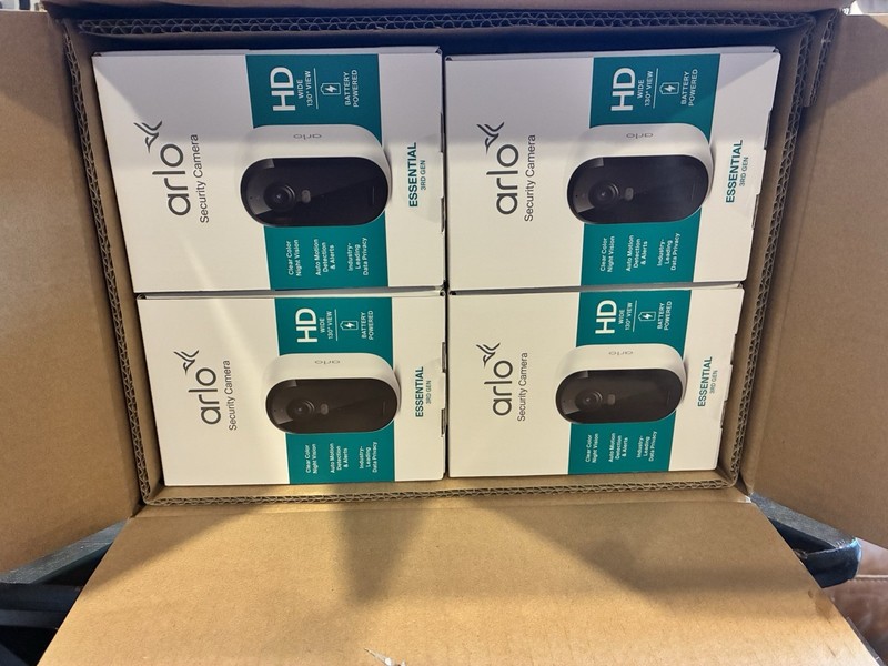 4 Arlo Essential Sec. Camera 3rd Gen2025 ReleaseWireless Outdoor Battery Powered gallery