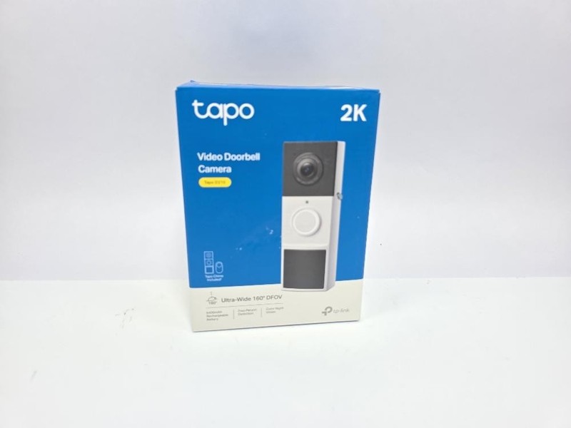 Tapo D210 2K Wireless Video Doorbell w Chime 160 View 2 Way Audio Smart