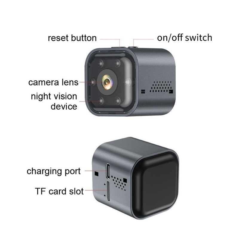 Mini Camara Oculta Espia De Seguridad Wifi 1080P Inalambrica Con Audio Y Video gallery