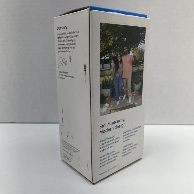 RING BATTERY DOORBELL 2ND GEN RETINAL 2K MATTE MOCHA OPEN BOX (CMP128244) gallery