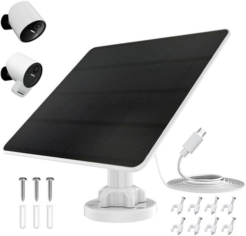 Solar Panel Simplisafe Outdoor Camera Series 2 Wireless Wired IP65 Waterproof gallery