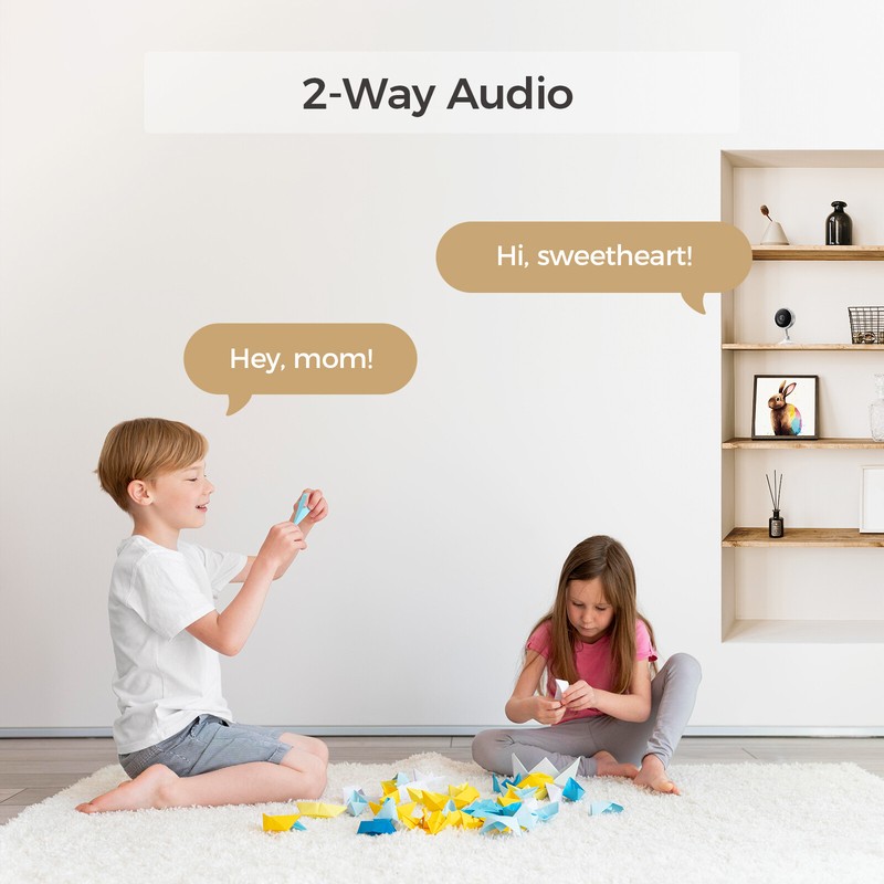 2K Indoor Security Camera WIFI PIR Night Vision Cloud Storage App Control Arpha gallery